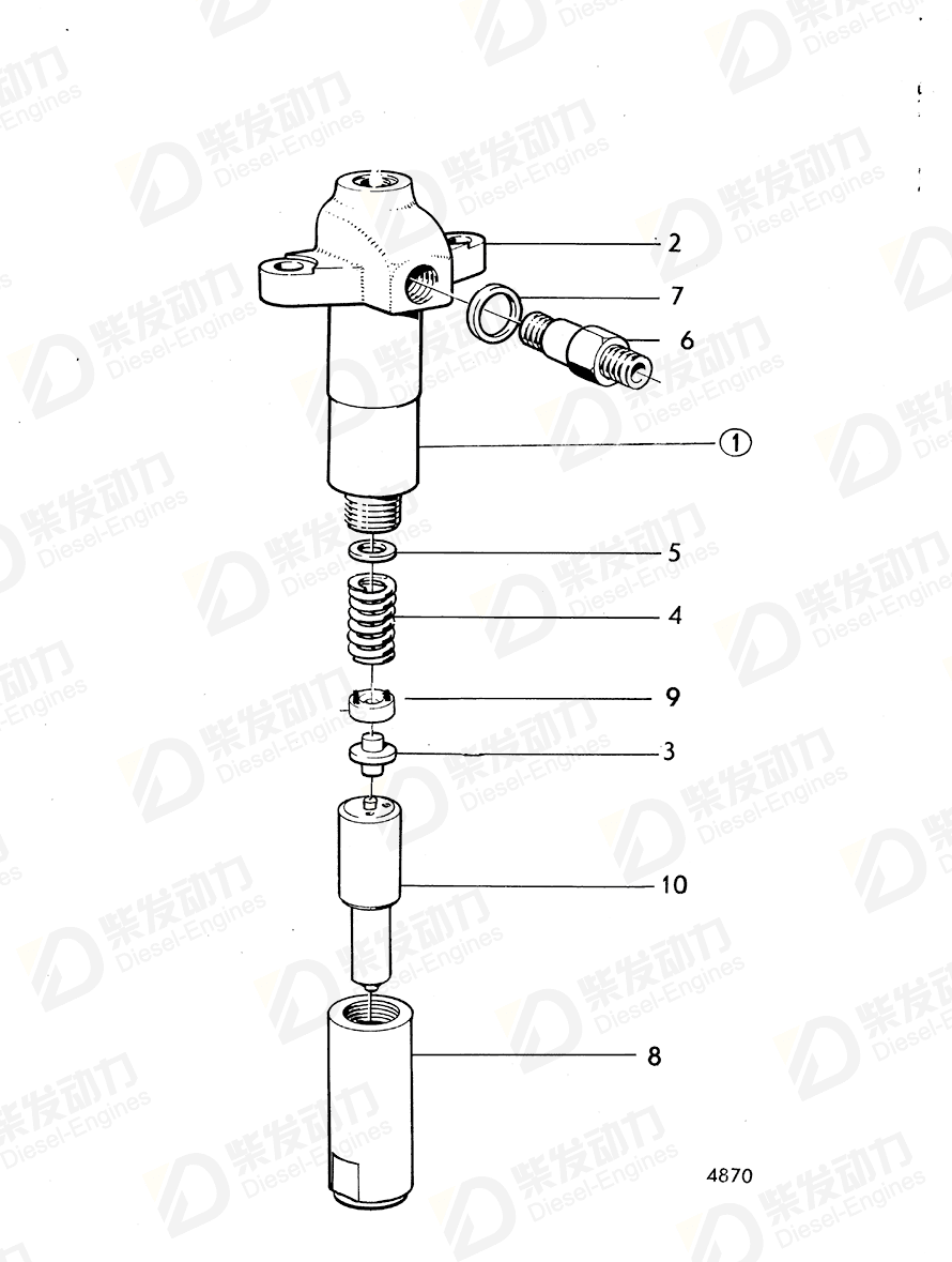 VOLVO Adjusting washer 870272 Drawing